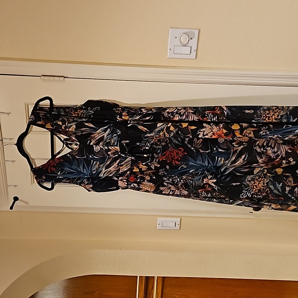 Source Unknown Dresses & Skirts - Brand unknown Long Black Floral Sundress Size 2xl